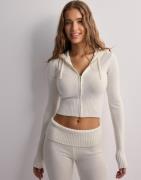 Nelly - Hvid - Soft Lounge Knit Sweater