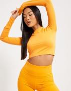 Only Play - Orange - Onpedona Cir Ls Crop Top