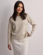 Selected Femme - Beige - Slfliva Ls Knit O-Neck Noos