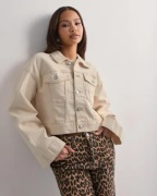 Pieces - Beige - Pcsvala Denim Jacket