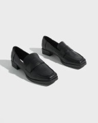 Nelly - Sort - Square Toe Loafer
