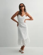 Pieces - Hvid - Pcvilde Strap Dress Wvn Noos