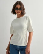 Only - Hvid - Onlromy S/S O-Neck Top Cs Jrs