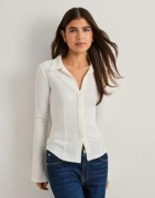 Nelly - Hvid - Amazing Structure Shirt Top