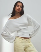 Nelly - Hvid - My Chill Boatneck Sweat