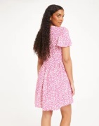 JDY - Blomstret - Jdystarr Life S/S V-Neck Dress Wvn