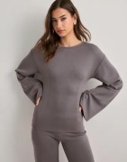 Nelly - Brun - Luxury Wide Sleeve Sweat