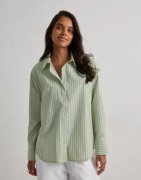 Only - Grøn - Onloregon Alva Ls Reg Shirt Noos Wv