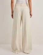 Nelly - Hvid - Mid Waist Wide Suit Pants