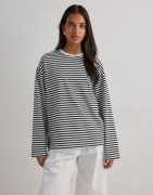 Pieces - Ternet/Stribet - Pcsadie Ls Top Noos