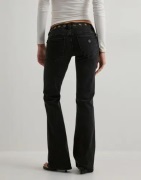 Abrand Jeans - Sort - 00 Kick Brie Eyelet Tall