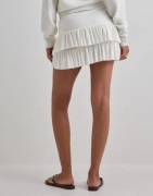 Nelly - Hvid - Mini Frill Skirt