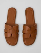 Nelly - Brun - Flat Sandal