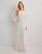 Nelly - Hvid - Crochet Maxi Dress