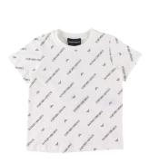 Emporio Armani T-Shirt - Hvid m. Tekst