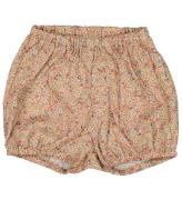 Wheat Shorts - Pleats - Porcelain Flowers