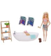 Barbie DukkesÃ¦t - Confetti Bathtub Playset
