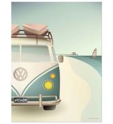 Vissevasse Plakat - 50x70 - VW Camper