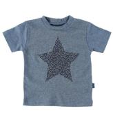 Fixoni T-Shirt - BlÃ¥meleret m. Stjerne