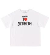 Dolce & Gabbana T-shirt - 90's - Hvid m. Print