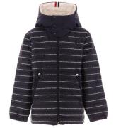 Moncler Dunjakke - Bergo - Sort m. Logostriber