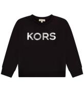 Michael Kors Sweatshirt - Sort m. SÃ¸lv
