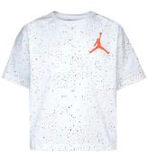 Jordan T-Shirt - Color Mix Speckle Aop - Hvid m. Prikker