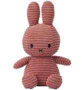 Bon Ton Toys Bamse - 23 cm - Miffy Sitting - Corduroy Dusty Rose