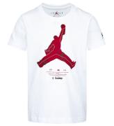 Jordan T-Shirt - Jumpman X Nike Action - Hvid m. RÃ¸d