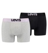 Levis Boxershorts - 2-pak - Boxer Brief - LysegrÃ¥meleret/Orchid