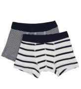 Petit Bateau Boxershorts - 2-pak - Navy/Hvidstribet