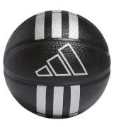 adidas Performance Basketbold - Str. 3 - Mini - Sort/SÃ¸lv