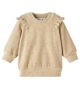 Name It Bluse - NbfNoya - Velour - Oxford Tan