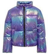 Kids Only Dynejakke - KogCeline - Purple Opulence/Metallic