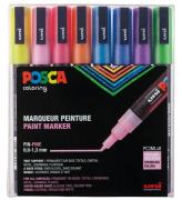 Posca Tuscher - PC-3ML - 8 stk. - Multifarvet m. Glimmer