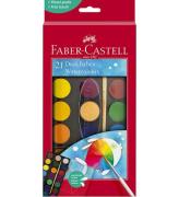 Faber-Castell Vandfarver - Akvarel - 21 Farver + 1 Pensel