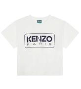 Kenzo T-shirt - Ivory m. Navy