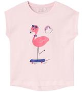 Name It T-shirt - NmfViolet - Pparfait Pink/Flamingo