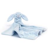 Jellycat Nusseklud - 34x34 cm - Bashful Bunny - Baby Blue