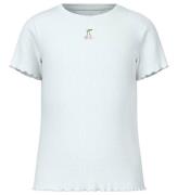 Name It T-shirt - Rib - NkfVivemma - Bright White m. KirsebÃ¦r