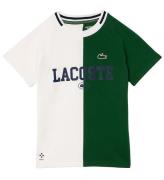 Lacoste T-shirt - Hvid/Grøn