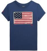 Polo Ralph Lauren T-shirt - Rustic Navy m. Flag