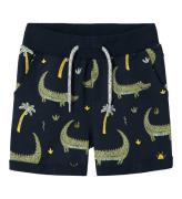 Name It Sweatshorts - Noos - NmmVermo - Dark Sapphire/Crocodiles