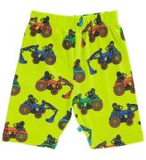 SmÃ¥folk Shorts - Bright Green m. Traktorer