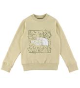 The North Face Sweatshirt - Graphic - Gravel/Forest Olive