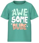 Name It T-shirt - NmmVux - Bristol Blue/Awesome Dude