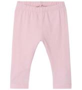 Name It Leggings - NbfJennas - Parfait Pink m. Flæse