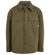 Tommy Hilfiger Skjorte - Utility Overshirt - Utility Olive