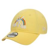 New Era Kasket - 9Forty - New York Yankees - Pastel Gul m. Regnb