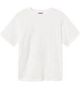 LMDT T-shirts - NlnLiving - White Alyssum/Raven Back